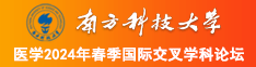 调教美女肉穴在线观看南方科技大学医学2024年春季国际交叉学科论坛